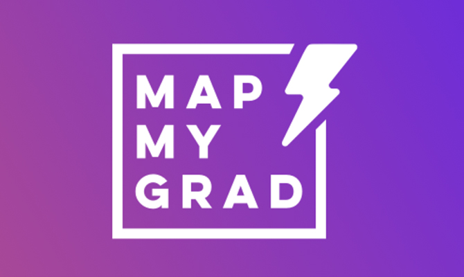 MapMyGrad lightning bolt logo