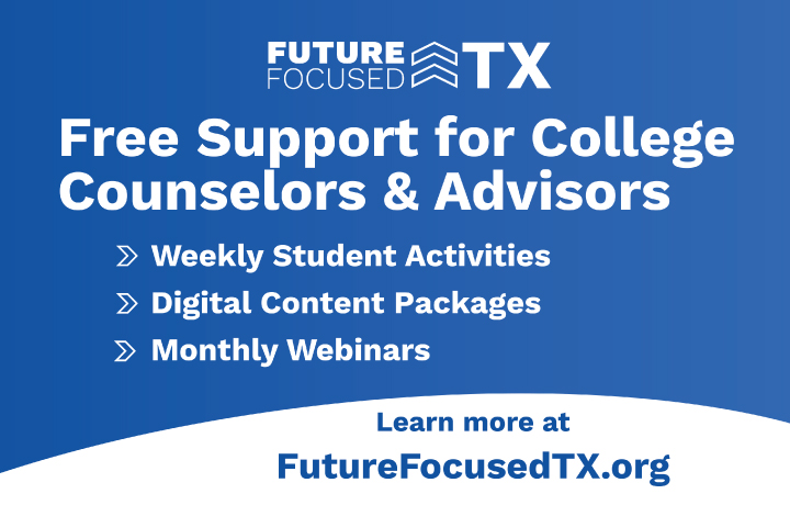 Future Focused TX graphic with information for educators